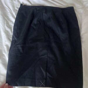 Black Pencil Women's Skirt